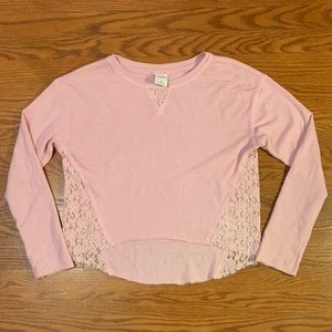 Abercrombie Kids Pink Long Sleeve Shirt